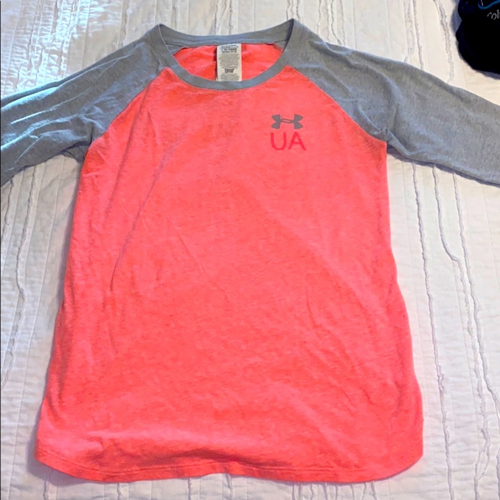 3/4 sleeve UA baseball tee
